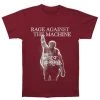 FRS Band Shirts Rage Against The Machine Bola Album Cover Unisex Tee Maroon -Famous Rock Shop Rage Against The Machine BOLA Album Cover Tracks Maroon 800x