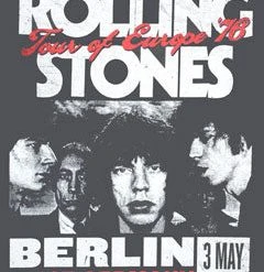 Famous Rock Shop Rolling Stone Euro 76 Unisex Tee Grey -Famous Rock Shop RollingStoneEuro76UnisexTee. 800x