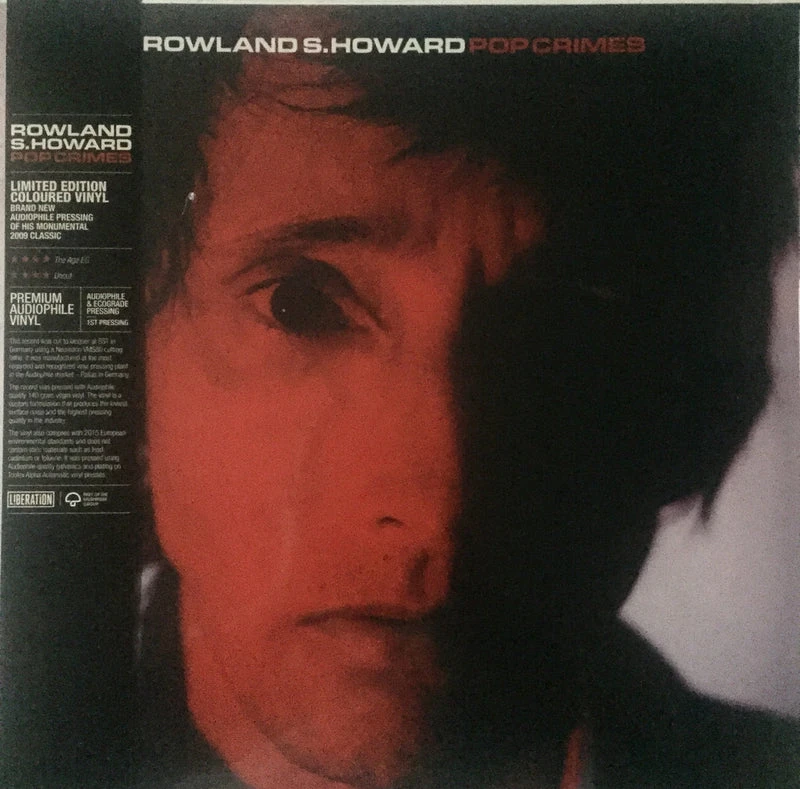 Famous Rock Shop Vinyl Records Rowland S.Howard 'Pop Crimes' Limited Edition Coloured LMLP0088 Vinyl LP