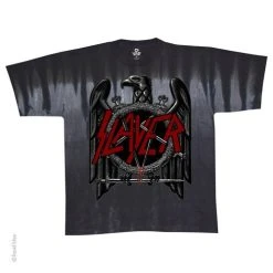 Famous Rock Shop SLAYER SLAYER EAGLE UNISEX T-SHIRT TIE-DYE