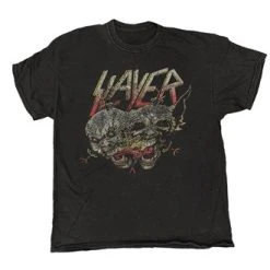 Famous Rock Shop Slayer - Demon Melt - Black Vintage Wash Unisex T-Shirt