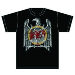 Famous Rock Shop Slayer Unisex Tee T-Shirt Silver Eagle