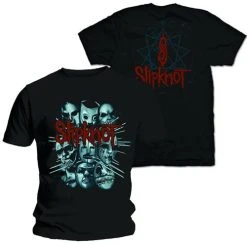 Famous Rock Shop Slipknot Masks 2 Unisex Tee