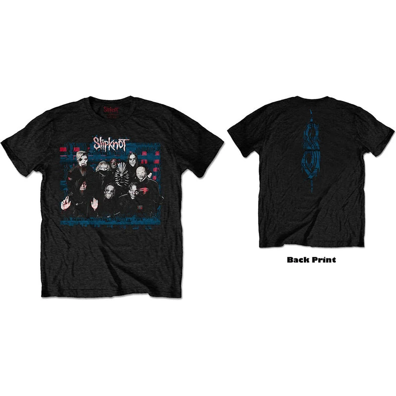 Famous Rock Shop Slipknot Men's Tee Wanyk Glitch Group