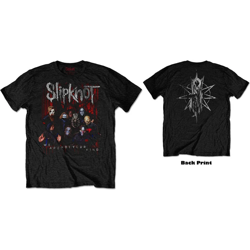 Famous Rock Shop Slipknot Men's Tee Wanyk Group Photo
