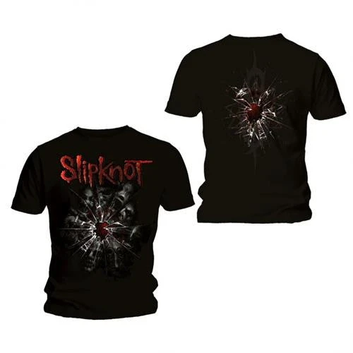 Famous Rock Shop Slipknot Shattered Black Unisex Tee T-Shirt