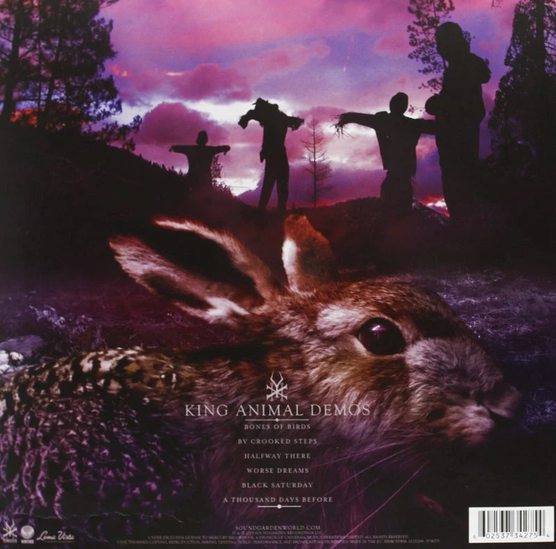 Famous Rock Shop Vinyl Records Soundgarden - King Animal Demos 10" Vinyl - Image 2