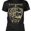 Famous Rock Shop Testament Crest Shield Unisex T-Shirt