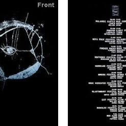 Famous Rock Shop The Cure Eyemoon Logo V-Neck Unisex Tee