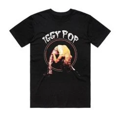 FRS Band T- Shirts The Stooges Back Bend Circle Unisex T-Shirt