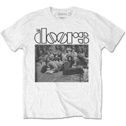 FRS Band T-Shirt The Doors - Jim On Floor T Shirt White.