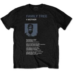 Famous Rock Shop Tupac Family Tree Unisex T-Shirt