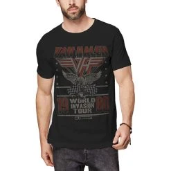 Famous Rock Shop Van Halen Invasion Tour 80 Unisex Tee