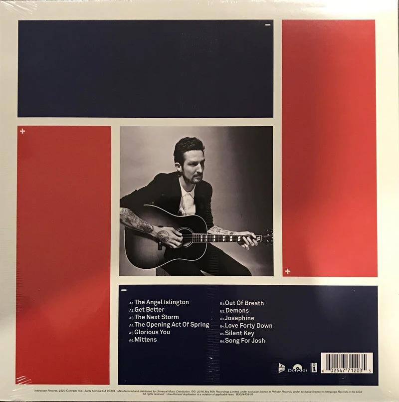 Famous Rock Shop Vinyl Records FRANK TURNER POSITIVE SONGS FOR NEGATIVE PEOPLE ACOUSTIC VINYL LP - Image 2