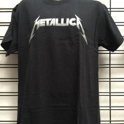 Famous Rock Shop Band T-Shirts Metallica Classic Logo Unisex Tee