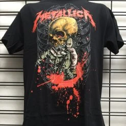 Famous Rock Shop Band T-Shirts Metallica Alien Birth Unisex Tee T-Shirt