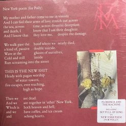 Famous Rock Shop Florence + The Machine 7" Limited Edition Vinyl Record Store Day