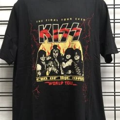 FRS Band T-Shirts Kiss Group End Of The Road Tee