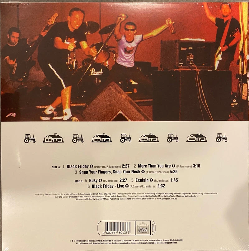 Famous Rock Shop/Vinyl Records Grinspoon Pushing Buttons Vinyl LP 4 Famous Rock Shop/Vinyl Records Grinspoon Pushing Buttons Vinyl LP - Image 2
