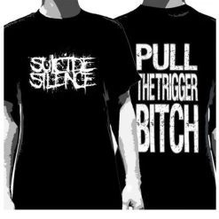 Famous Rock Shop Suicide Silence Pull The Trigger T Shirt Black